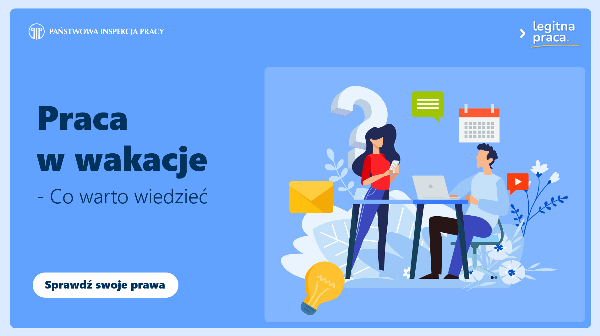 Praca w wakacje - Co warto wiedzieć? Szkolenie online dla nauczycieli szkół ponadpodstawowych